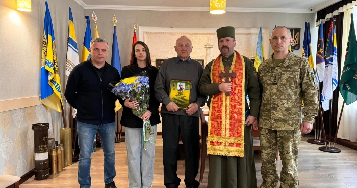 Батьку загиблого захисника з Балтської громади вручили орден «За мужність» III ступеня