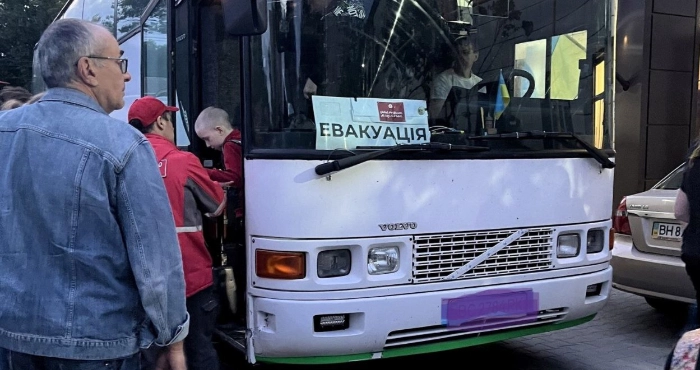 До Одеси прибув евакуаційний автобус з Донеччини